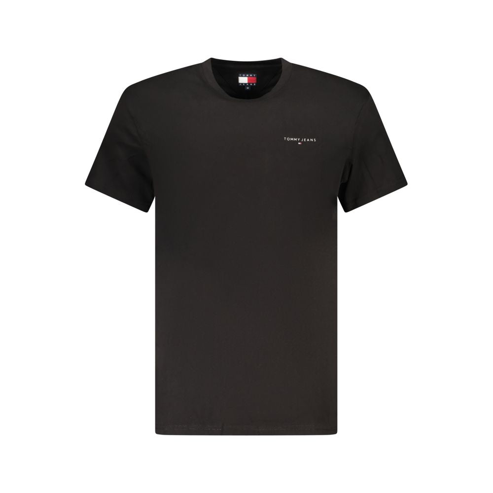 Tommy Hilfiger Black Cotton Men's T-Shirt | Regal Royce