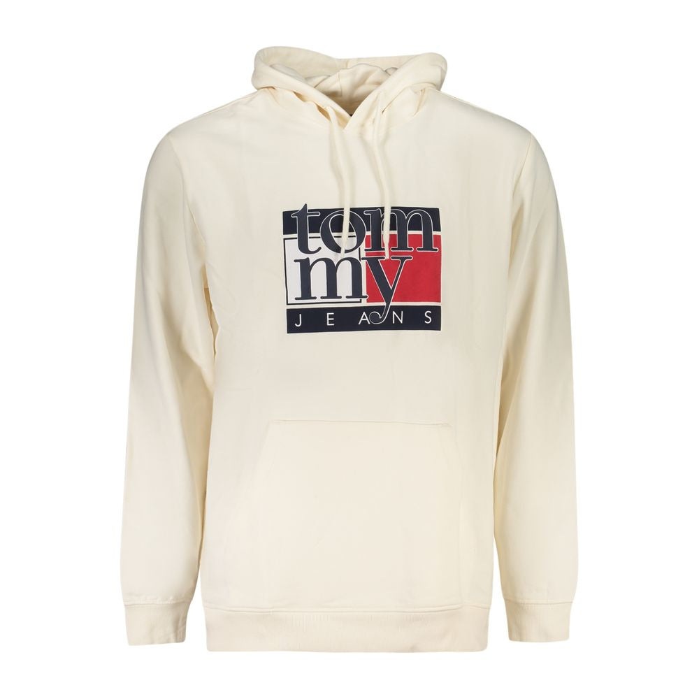 Tommy Hilfiger White Cotton Men's Hooded Sweatshirt | Regal Royce