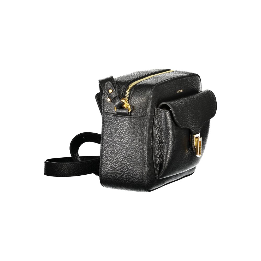 Coccinelle Black Leather Women Bag | Regal Royce