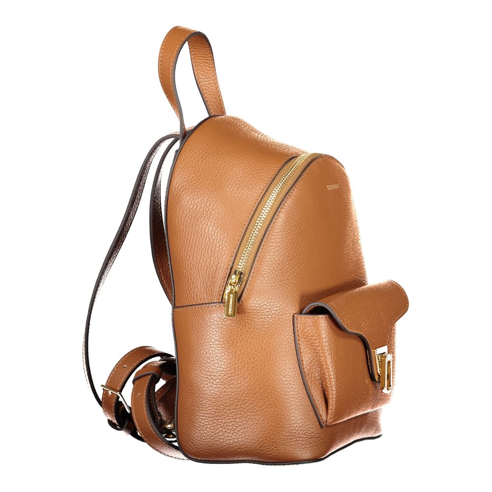 Coccinelle Marrone Leather Women Backpack | Regal Royce