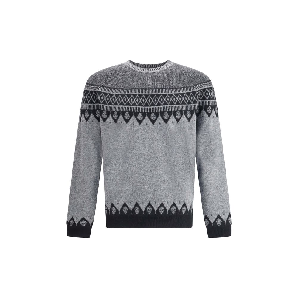 Alexander McQueen Gray Wool Sweatshirt | Regal Royce