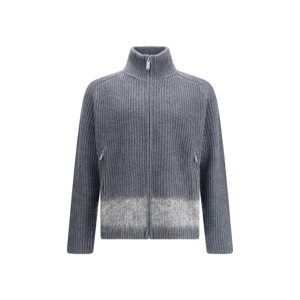 Dsquared² Gray Wool Cardigan | Regal Royce