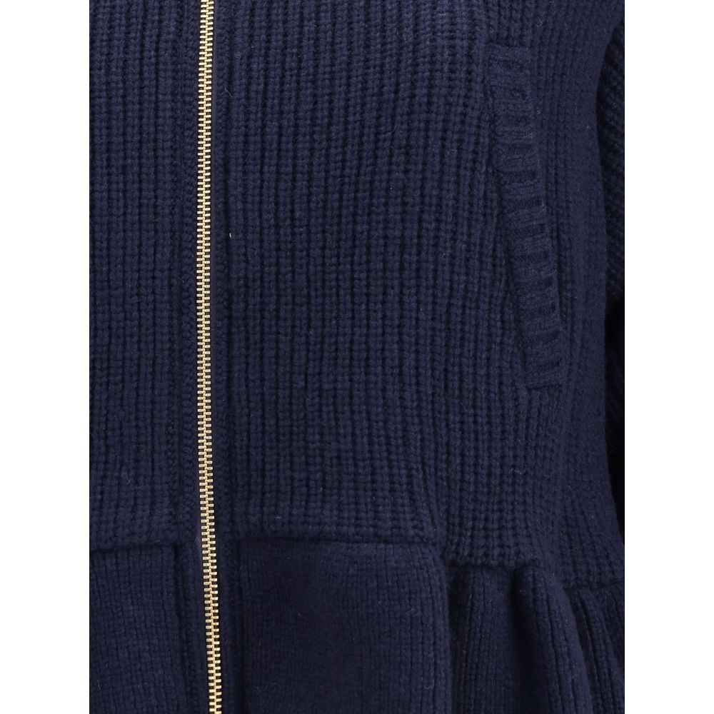 Undercover Blue Wool Bomber | Regal Royce