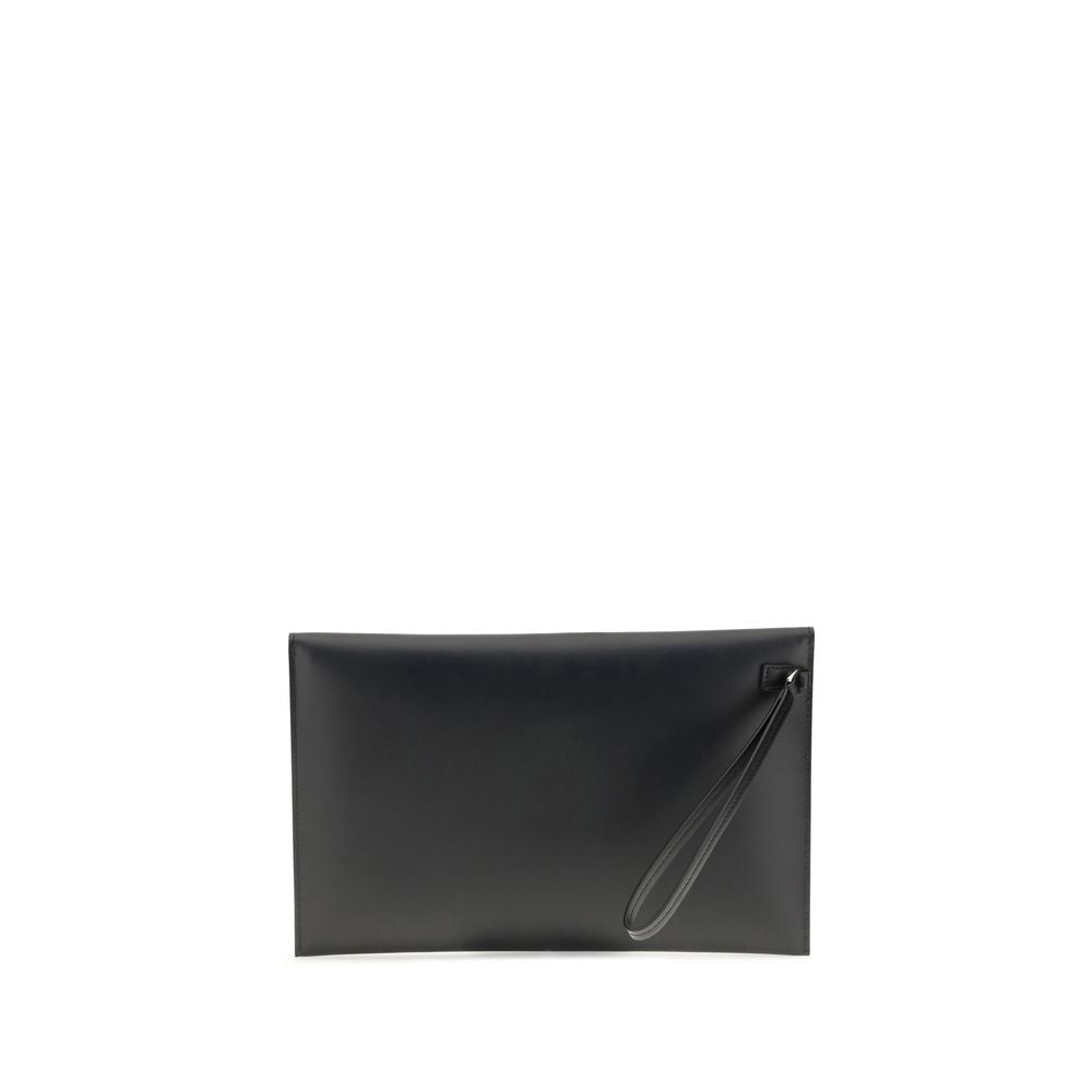 Fendi Black Leather Clutch Bag | Regal Royce