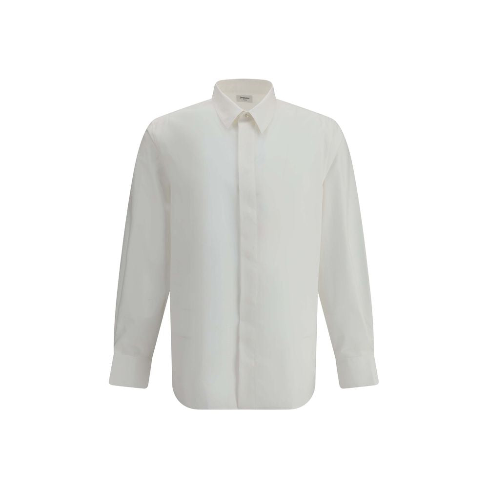 Saint Laurent White Cotton Dress Shirt | Regal Royce