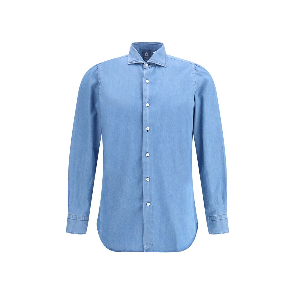Finamore Blue Denim Shirt | Regal Royce