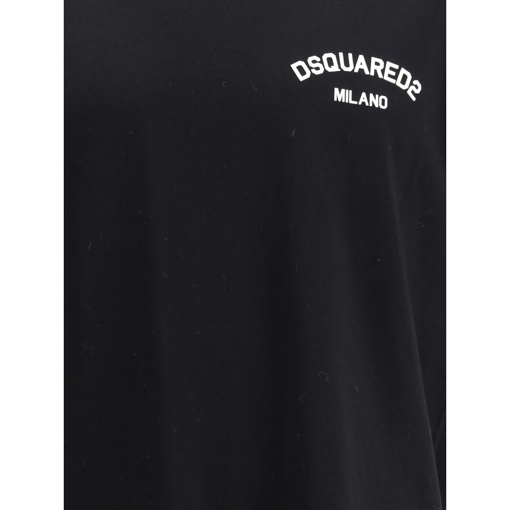 Dsquared² Black Cotton T-Shirt