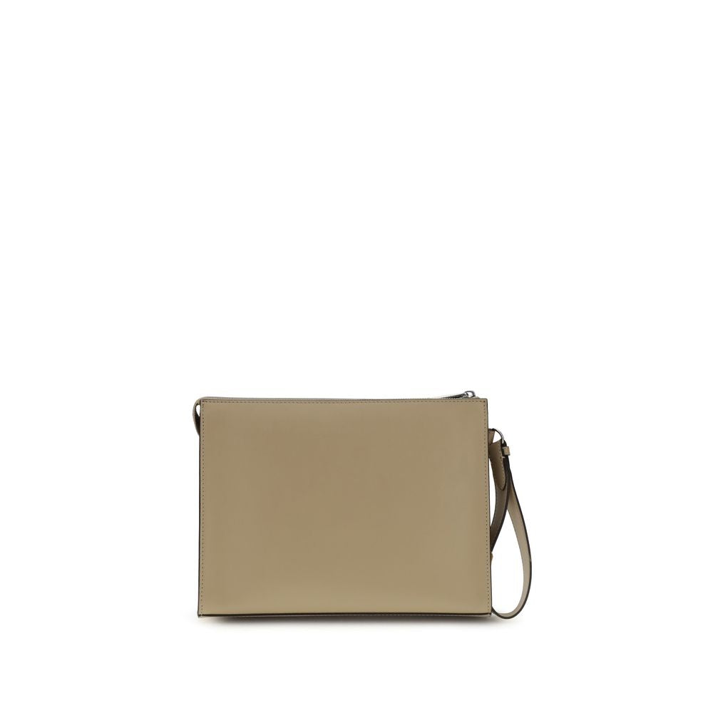 Fendi Beige Leather Clutch Bag | Regal Royce