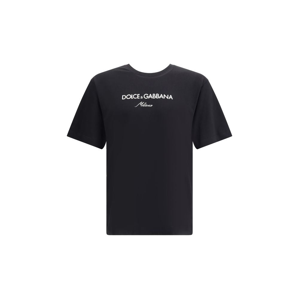 Dolce & Gabbana Black Cotton T-Shirt | Regal Royce