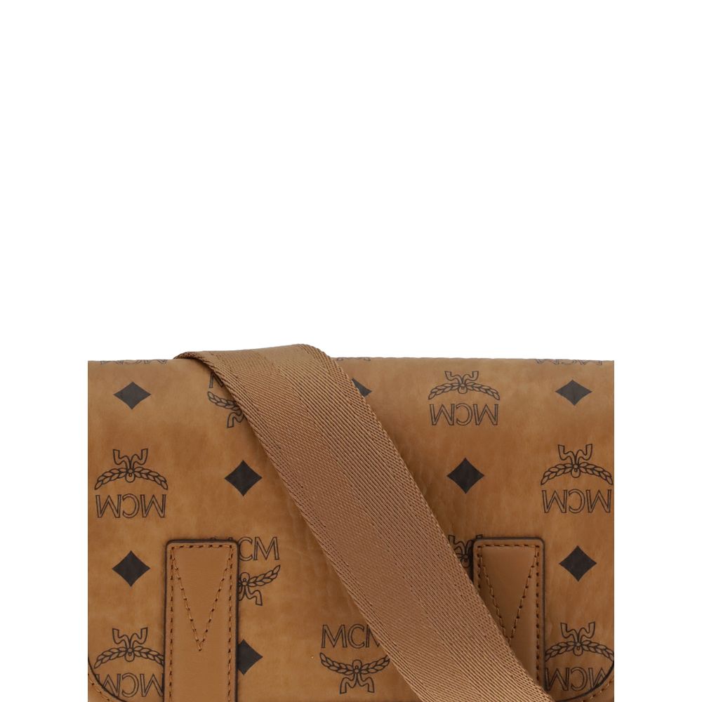 MCM Brown Fabric Shoulder Bag | Regal Royce