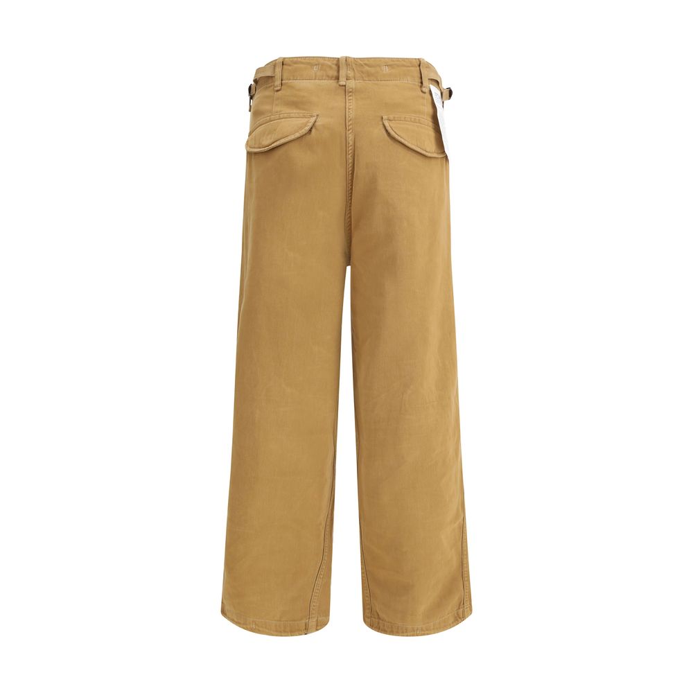 R13 Brown Cotton Cargo Pants | Regal Royce