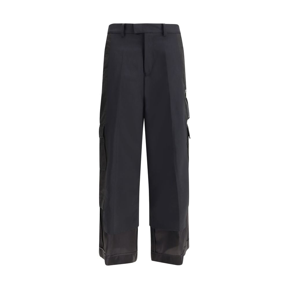 Undercover Black Polyester Cargo Pants | Regal Royce