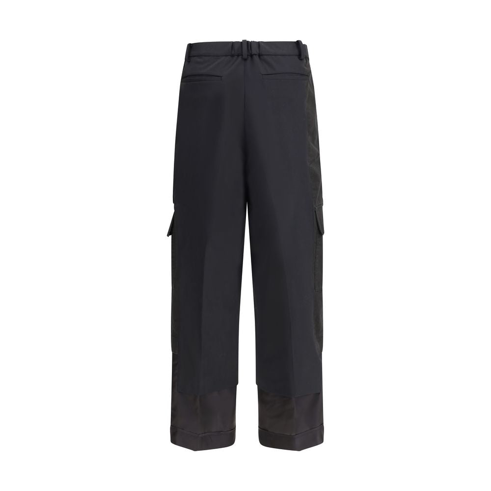 Undercover Black Polyester Cargo Pants | Regal Royce