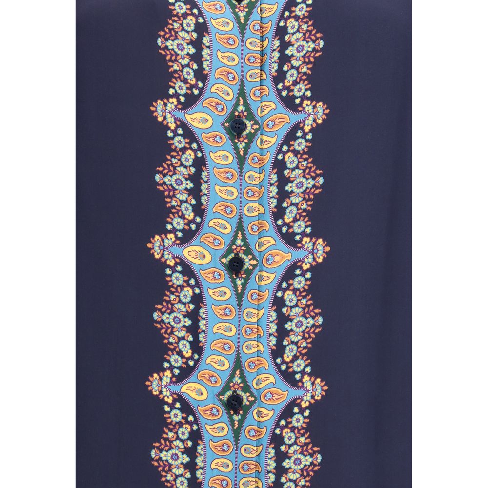 Etro Multicolor Silk Pattern Shirt | Regal Royce