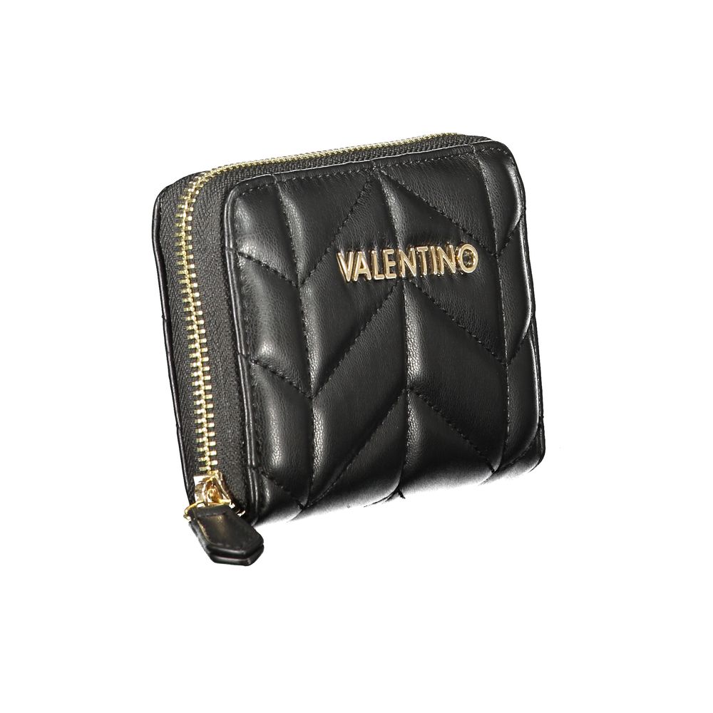 Mario Valentino Black Polyurethane Women Wallet | Regal Royce
