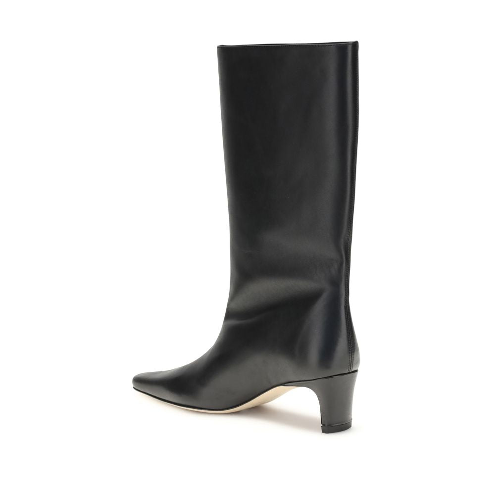 Staud Black Lamb Ovis Aries Aries Boots | Regal Royce