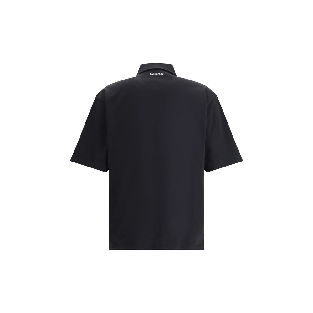 Dsquared² Black Cotton Polo Shirt | Regal Royce