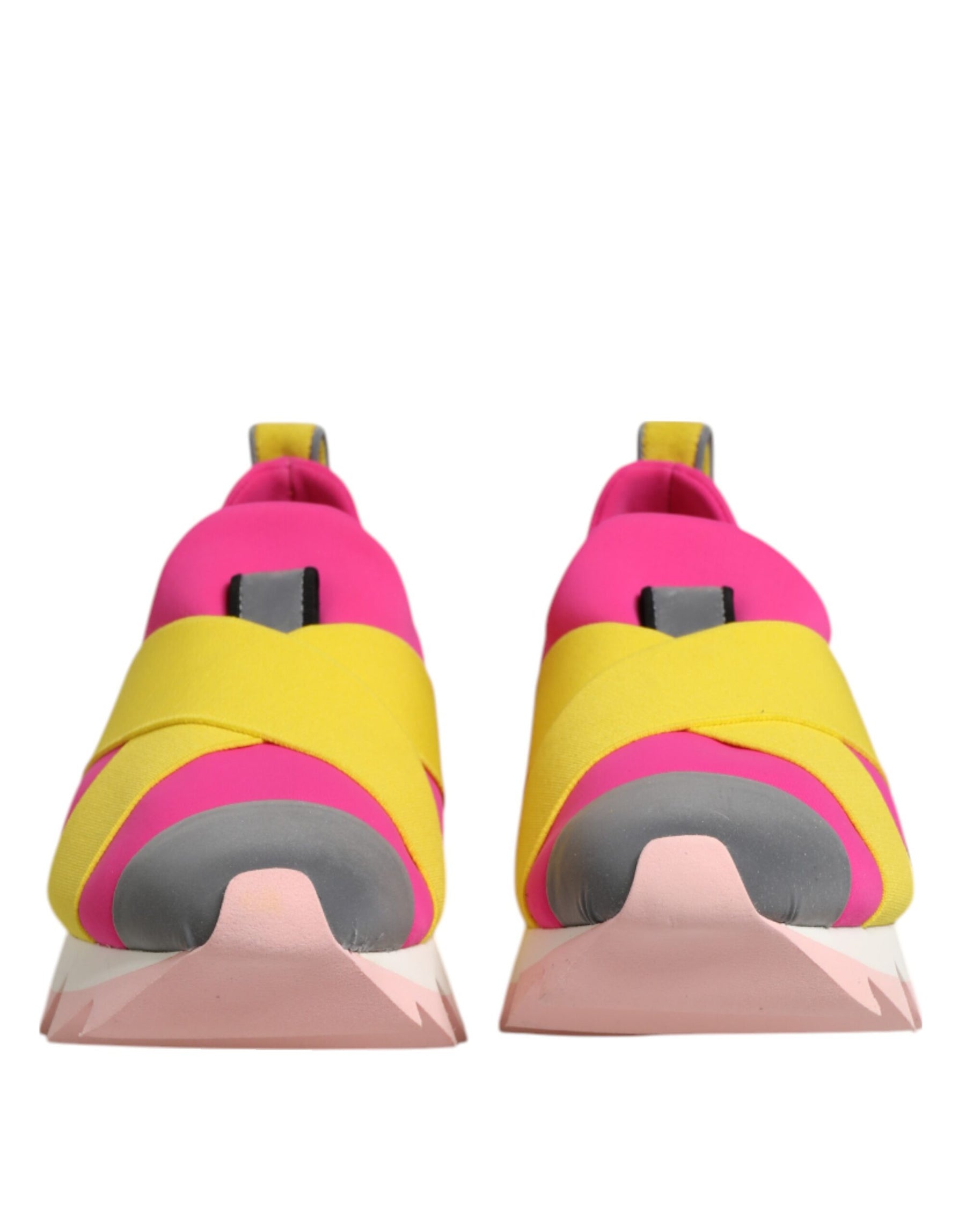 Dolce & Gabbana Multicolor Neoprene Elastic Ibiza Sneakers Shoes | Regal Royce