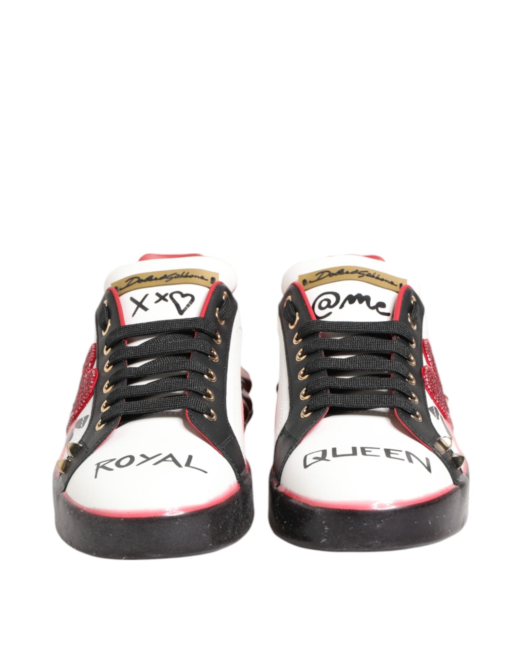 Dolce & Gabbana Multicolor Portofino Low Top Sneakers Shoes | Regal Royce