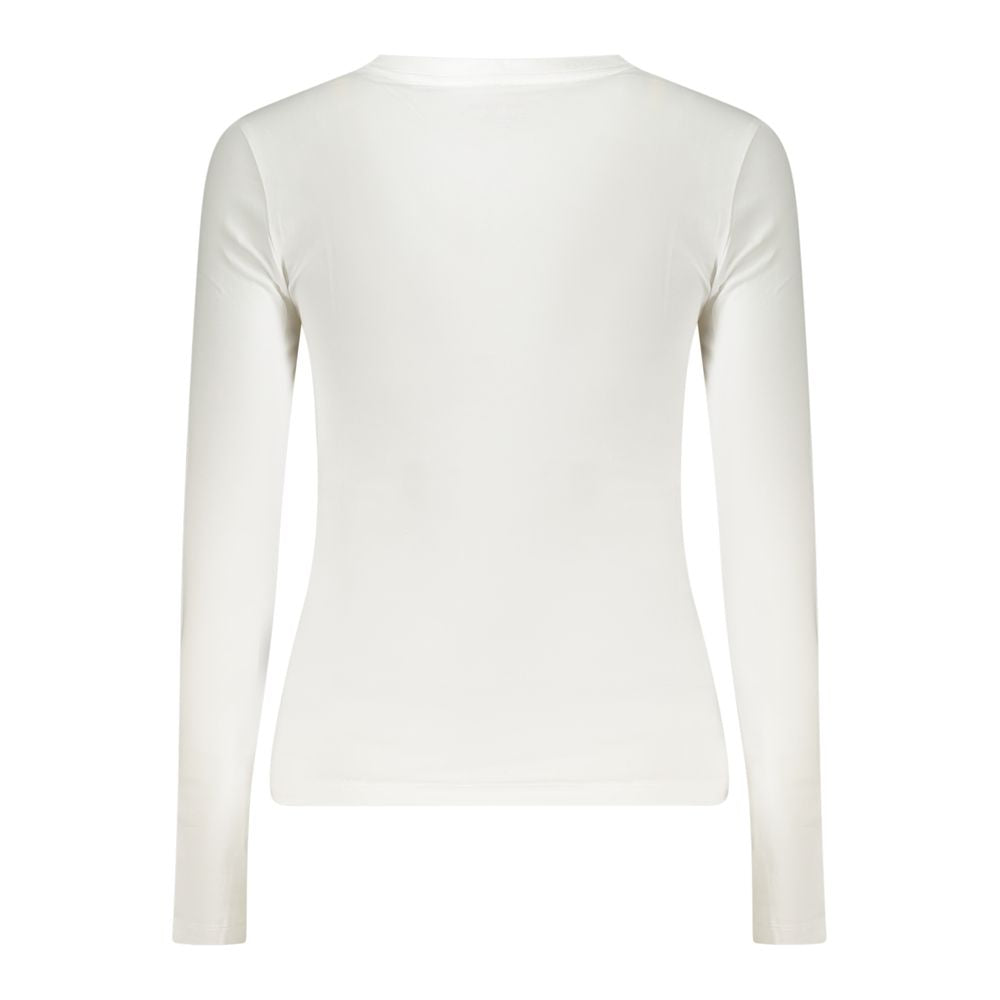 Guess Jeans Bianco Cotton Woman T-Shirt | Regal Royce