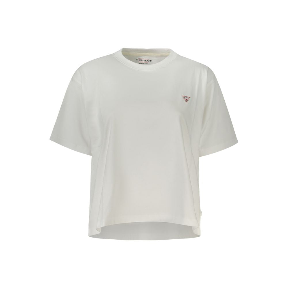Guess Jeans Bianco Cotton Women T-Shirt | Regal Royce