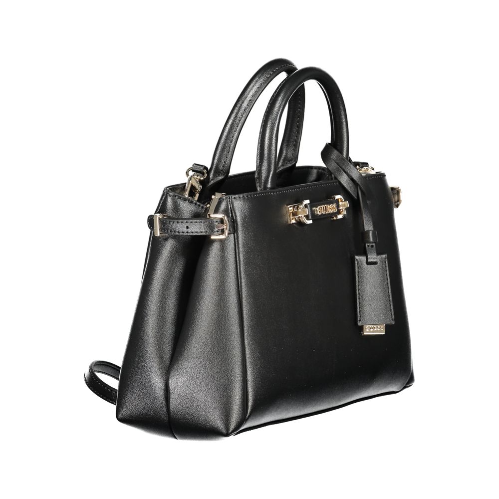 Guess Jeans Nero Poliuretano Women Handbag | Regal Royce