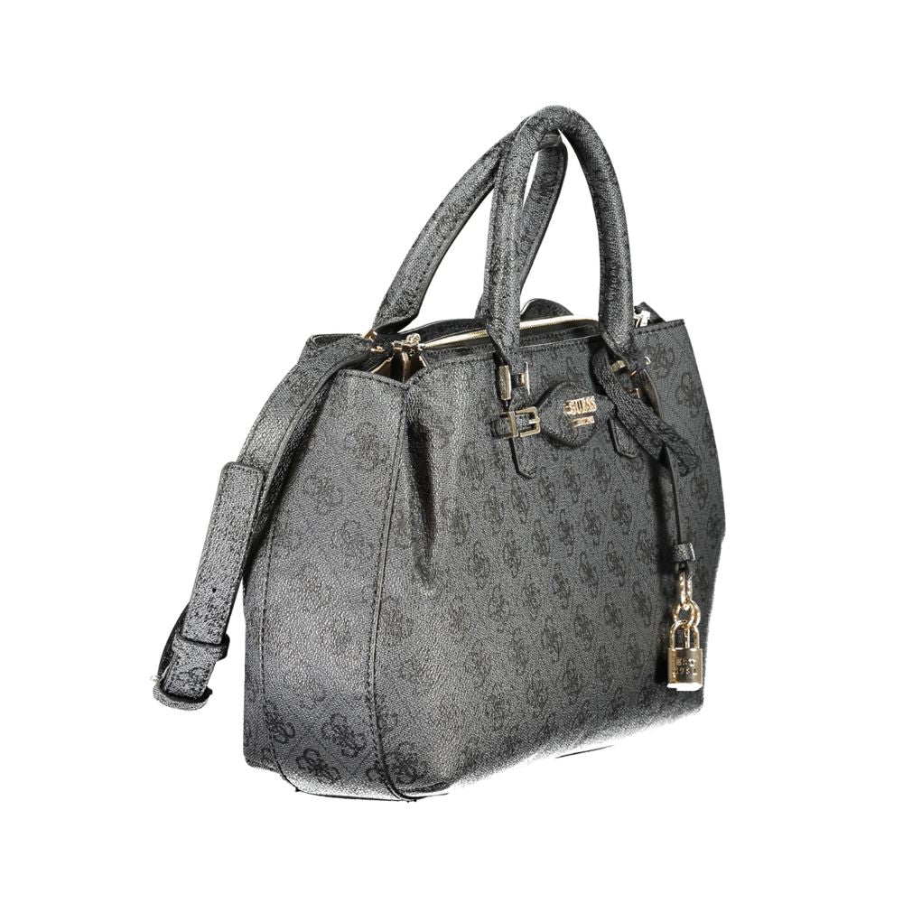 Guess Jeans Nero Poliuretano Women Handbag | Regal Royce