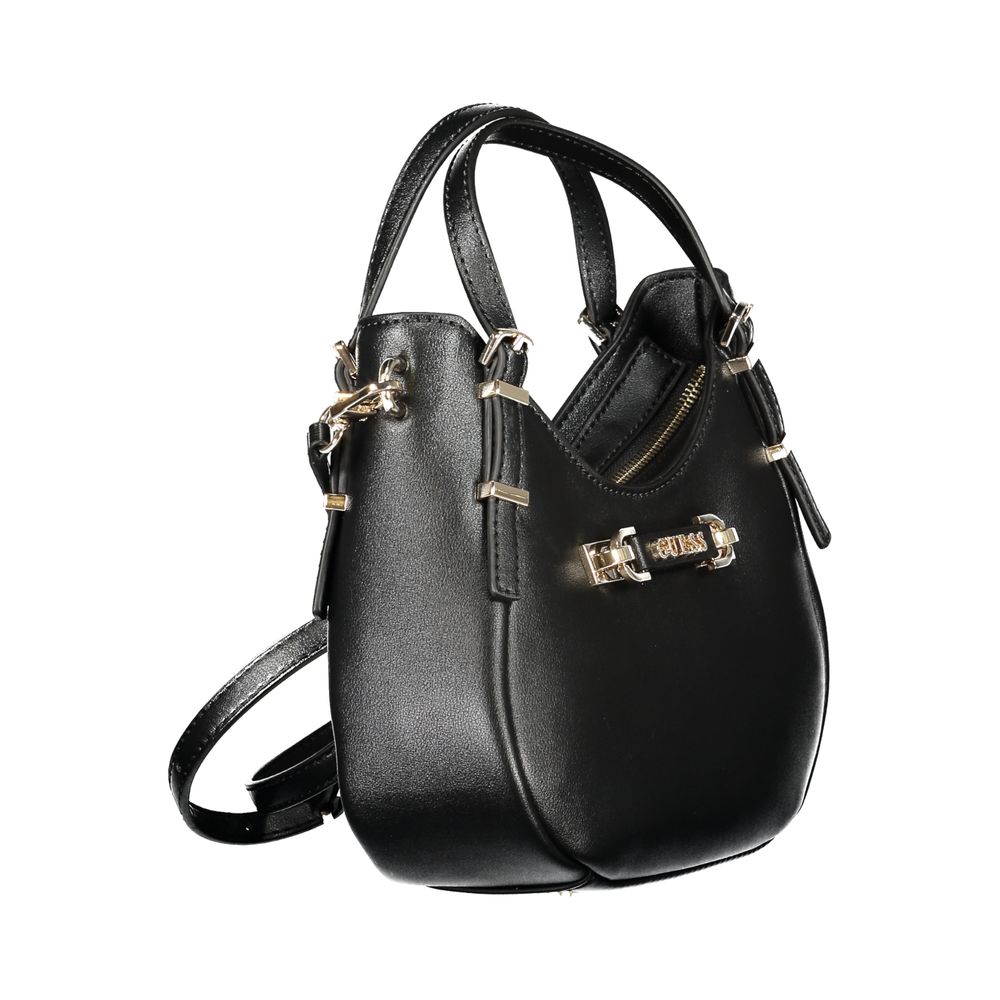 Guess Jeans Nero Poliuretano Women Handbag | Regal Royce
