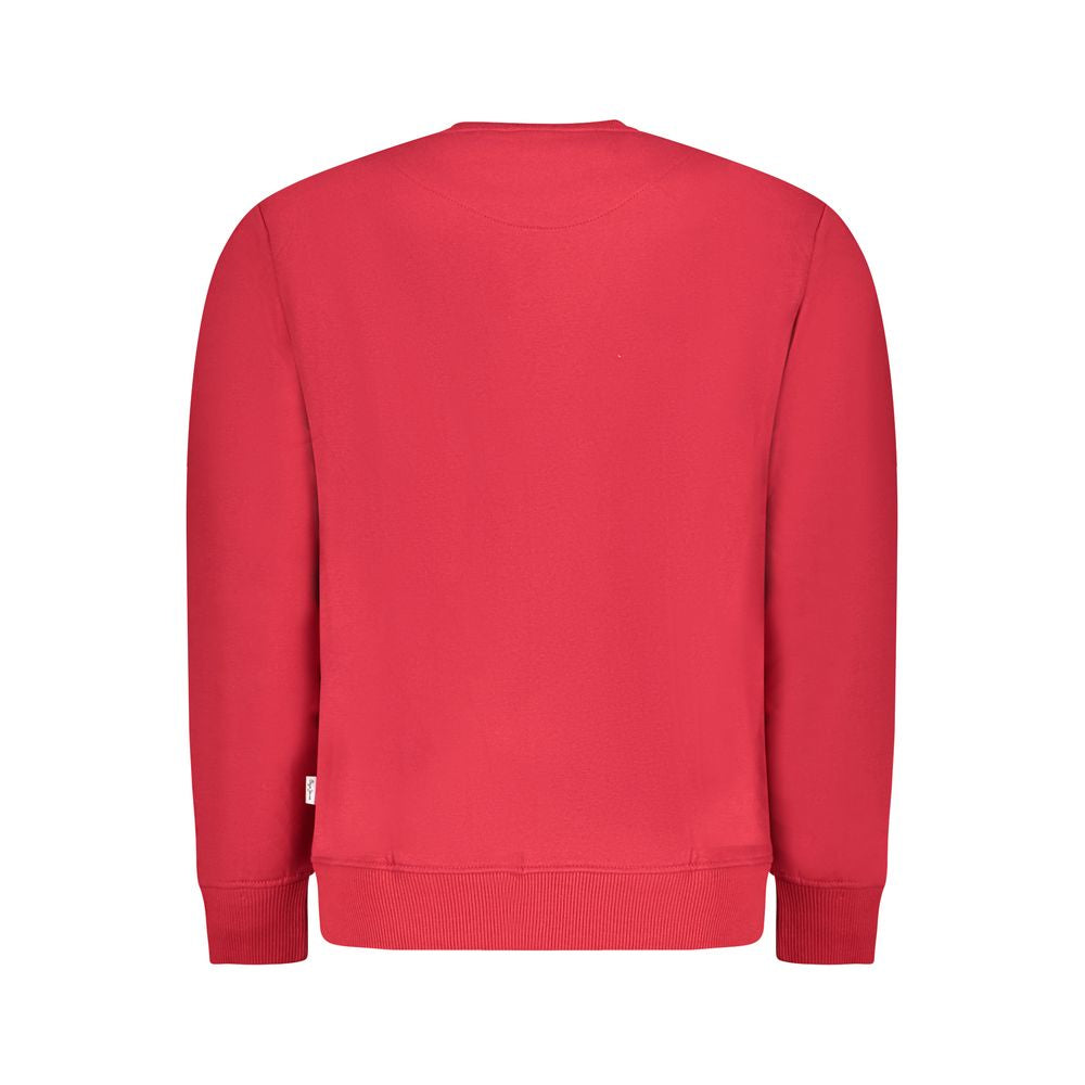 Pepe Jeans Rosso Cotton Men Sweatshirt | Regal Royce