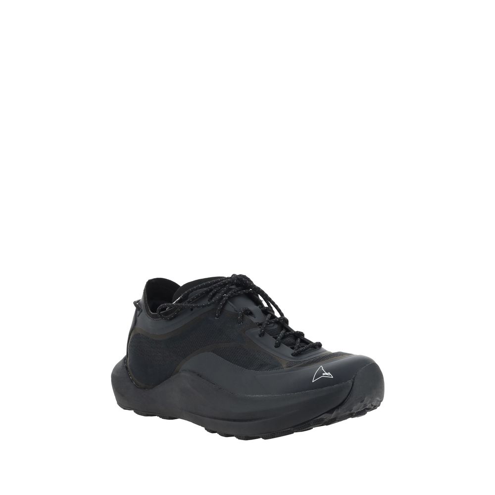 ROA Black Rubber Athletic Sneakers | Regal Royce