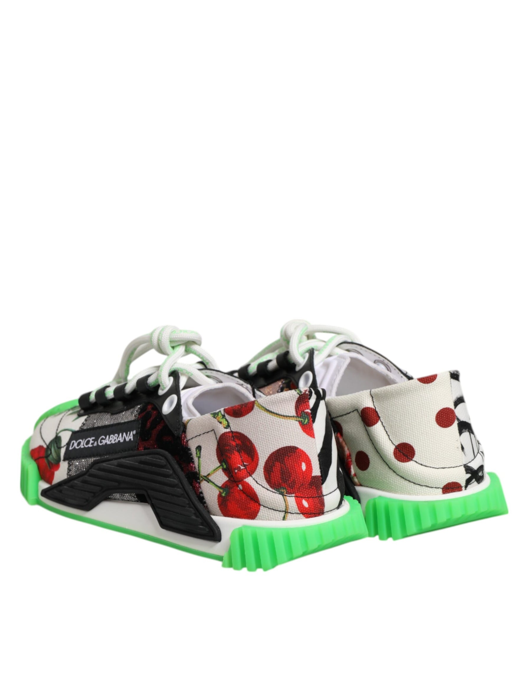 Dolce & Gabbana Multicor DG Logo Leopard Cherry Sneaker Shoes | Regal Royce