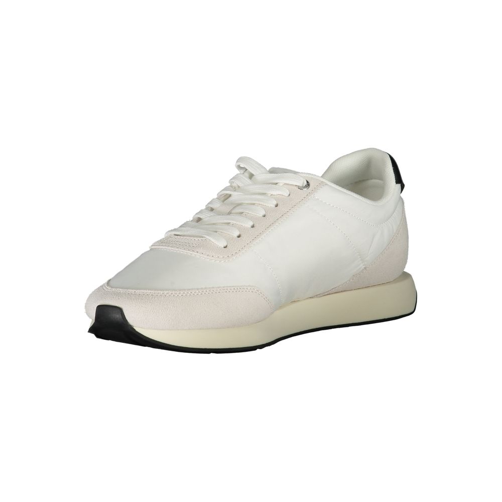 Calvin Klein White Polyester Men Sneaker | Regal Royce