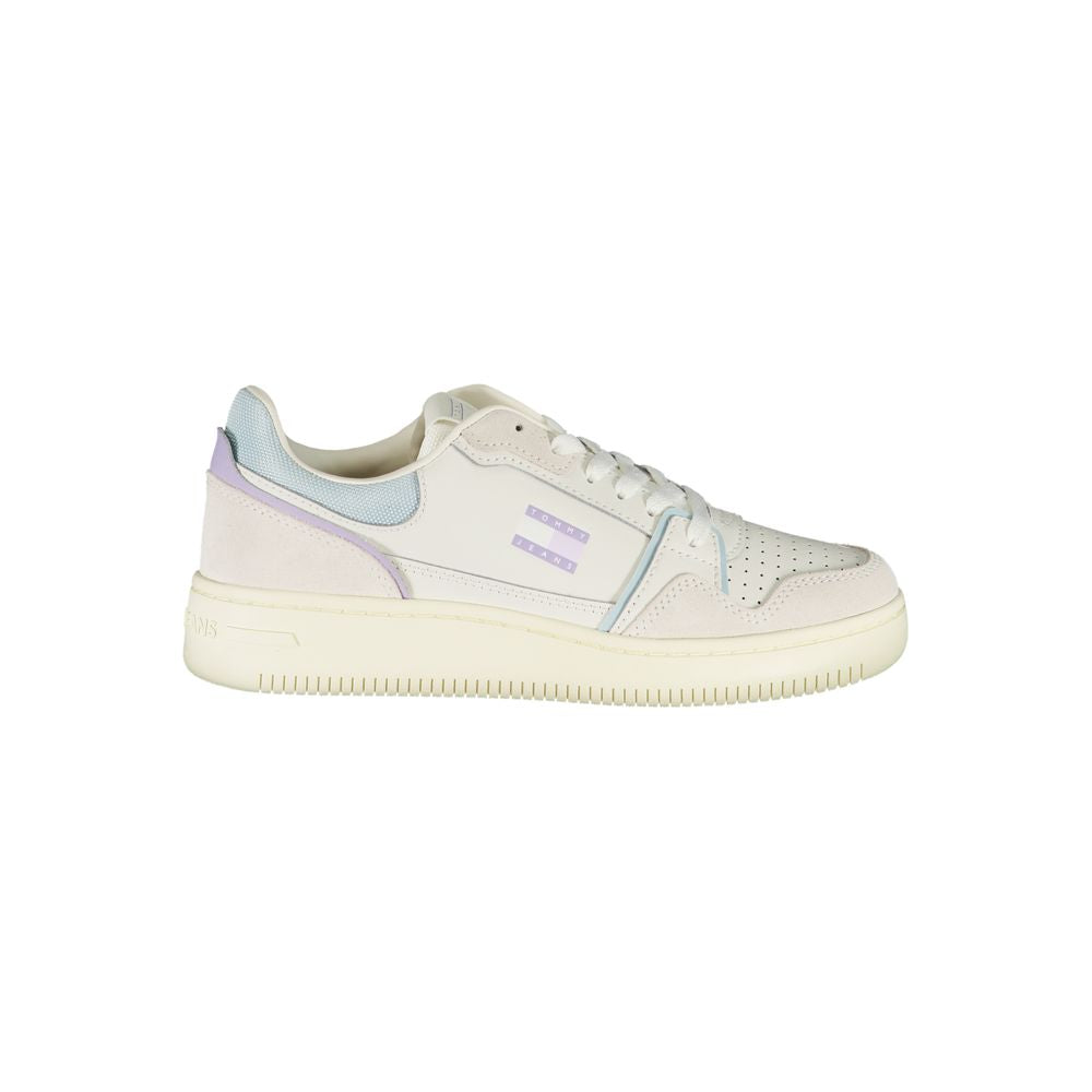Tommy Hilfiger Bianco Polyurethane Women Sneaker | Regal Royce