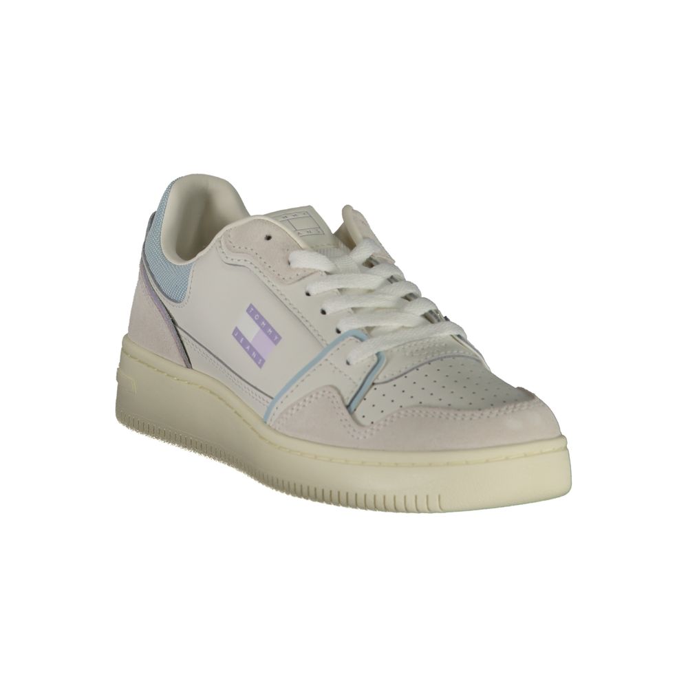 Tommy Hilfiger Bianco Polyurethane Women Sneaker | Regal Royce