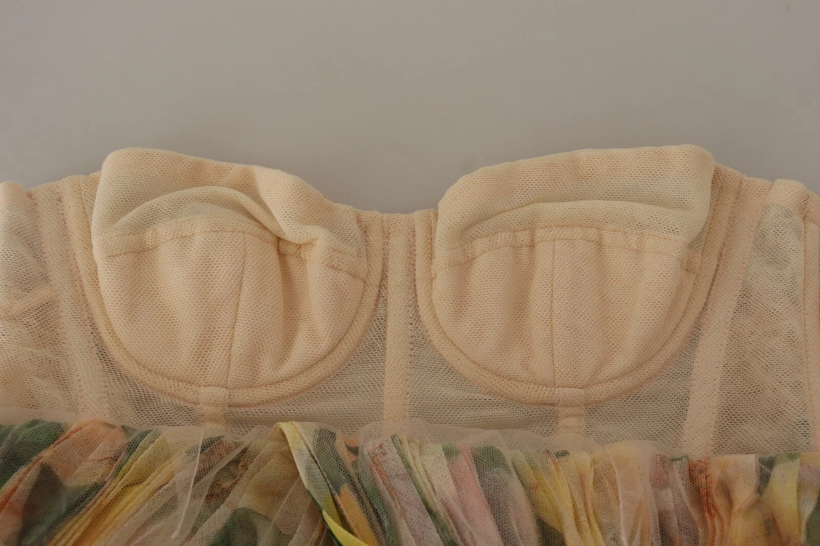 Dolce & Gabbana Yellow Floral Print Pleated Maxi Dress | Regal Royce