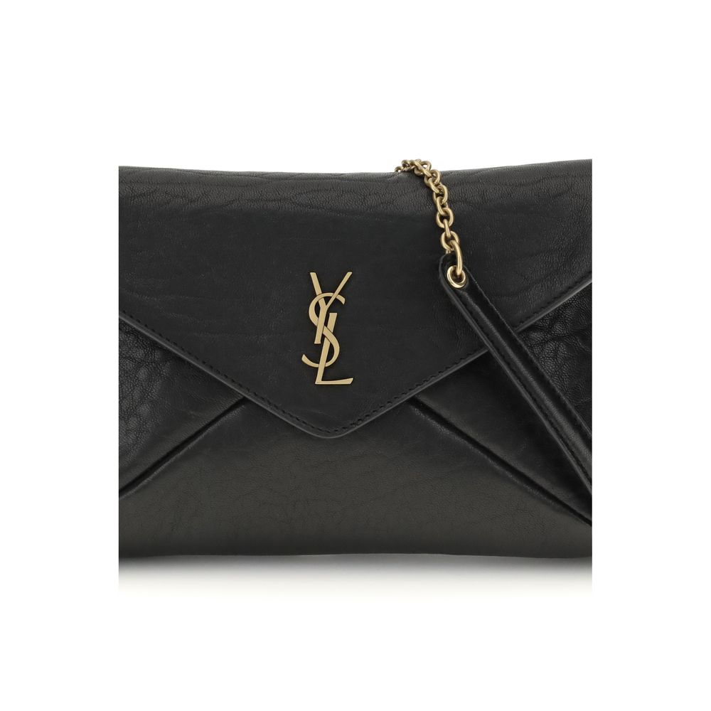 Saint Laurent Cassandre chain Clutch Bag | Regal Royce
