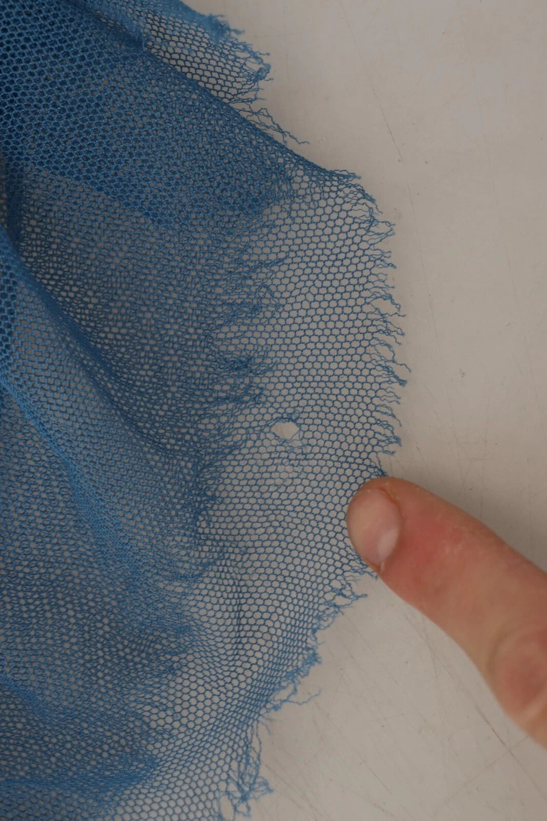 Dolce & Gabbana Blue Mesh Trim Ruched Tulle Sheath Dress | Regal Royce