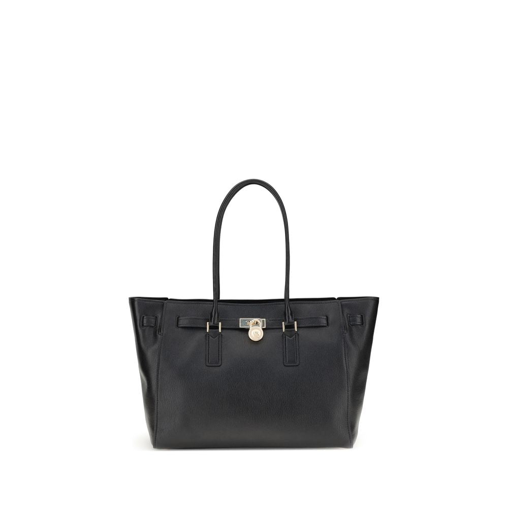 Michael Kors Black Calf Leather Bos Taurus Shoulder Bag | Regal Royce
