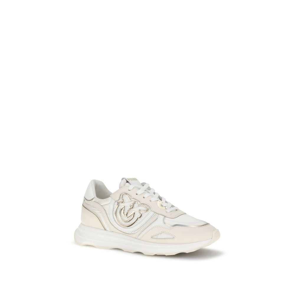 PINKO White Cotton Athletic Sneakers | Regal Royce