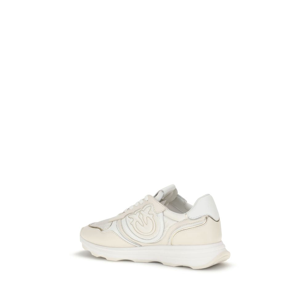 PINKO White Cotton Athletic Sneakers | Regal Royce