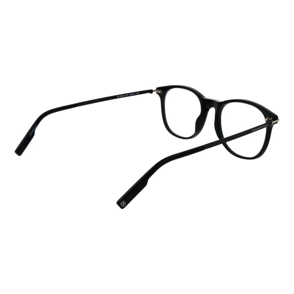 Ermenegildo Zegna Black Plastic Glasses (Frames) | Regal Royce