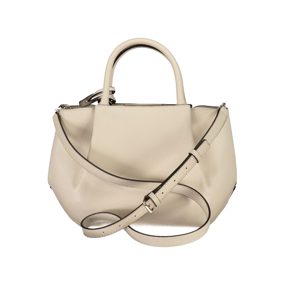 Guess Jeans Beige Polyethylene Women Handbag | Regal Royce