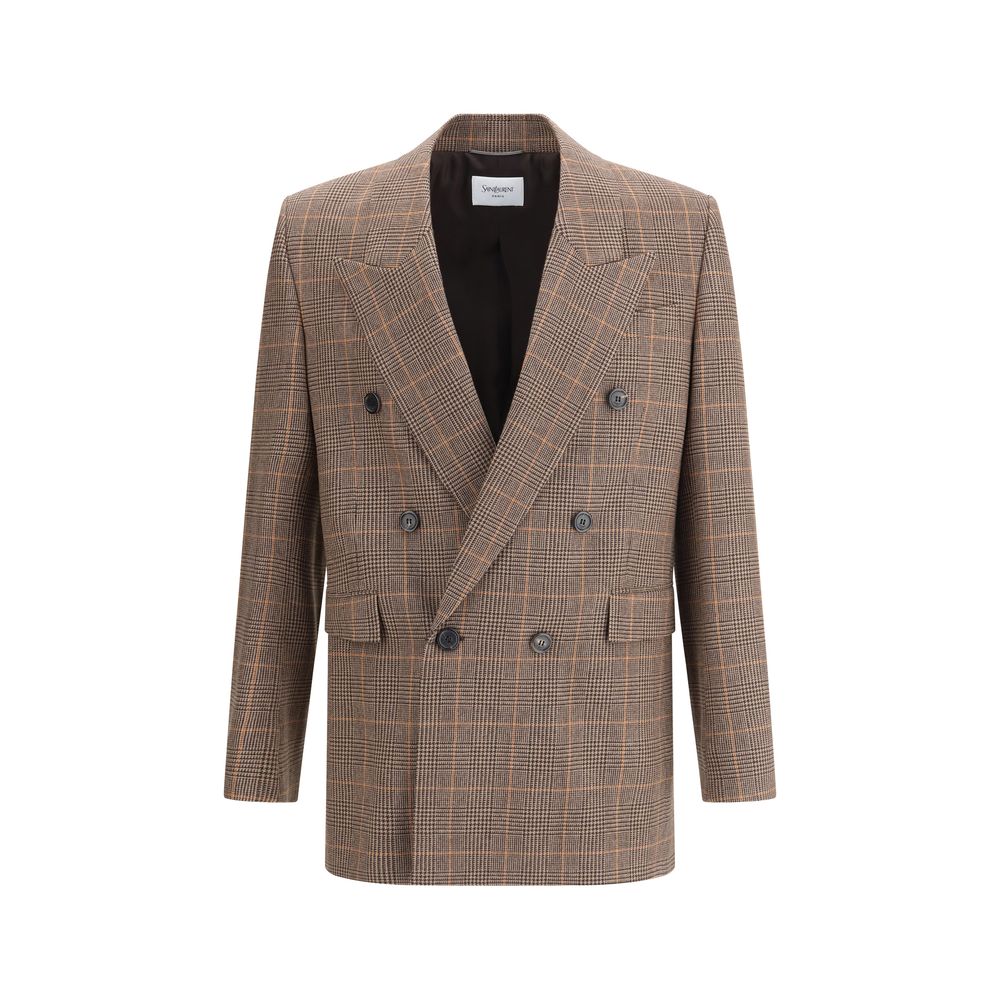Saint Laurent Beige Wool Blazer | Regal Royce