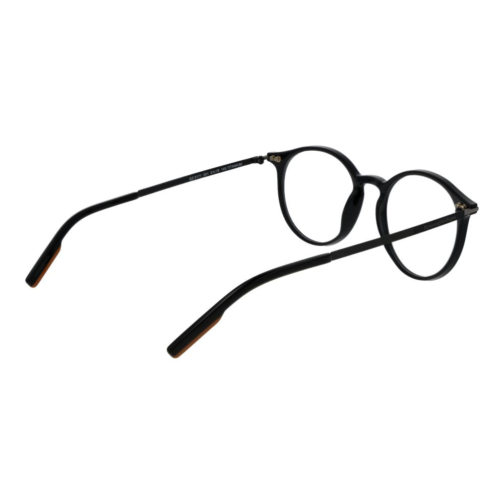 Ermenegildo Zegna Black Plastic Glasses (Frames) | Regal Royce