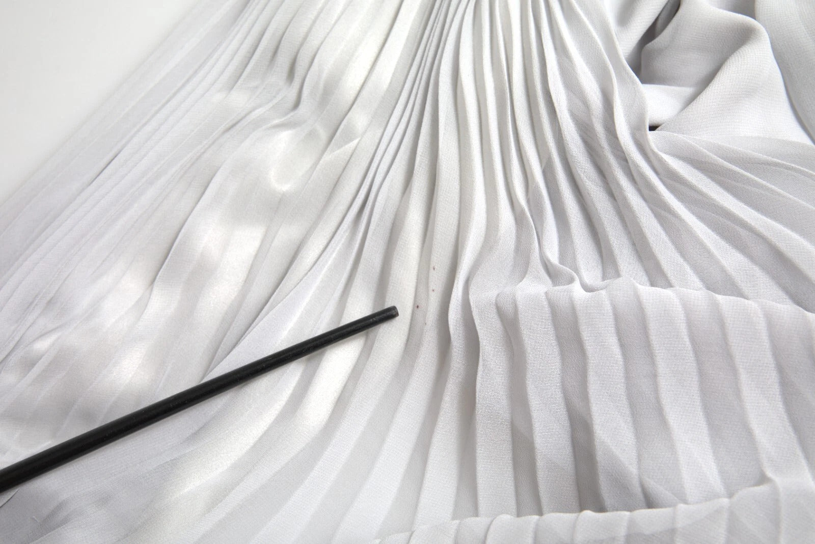 Dolce & Gabbana Light Grey Polyester Pleated Long Maxi Dress | Regal Royce