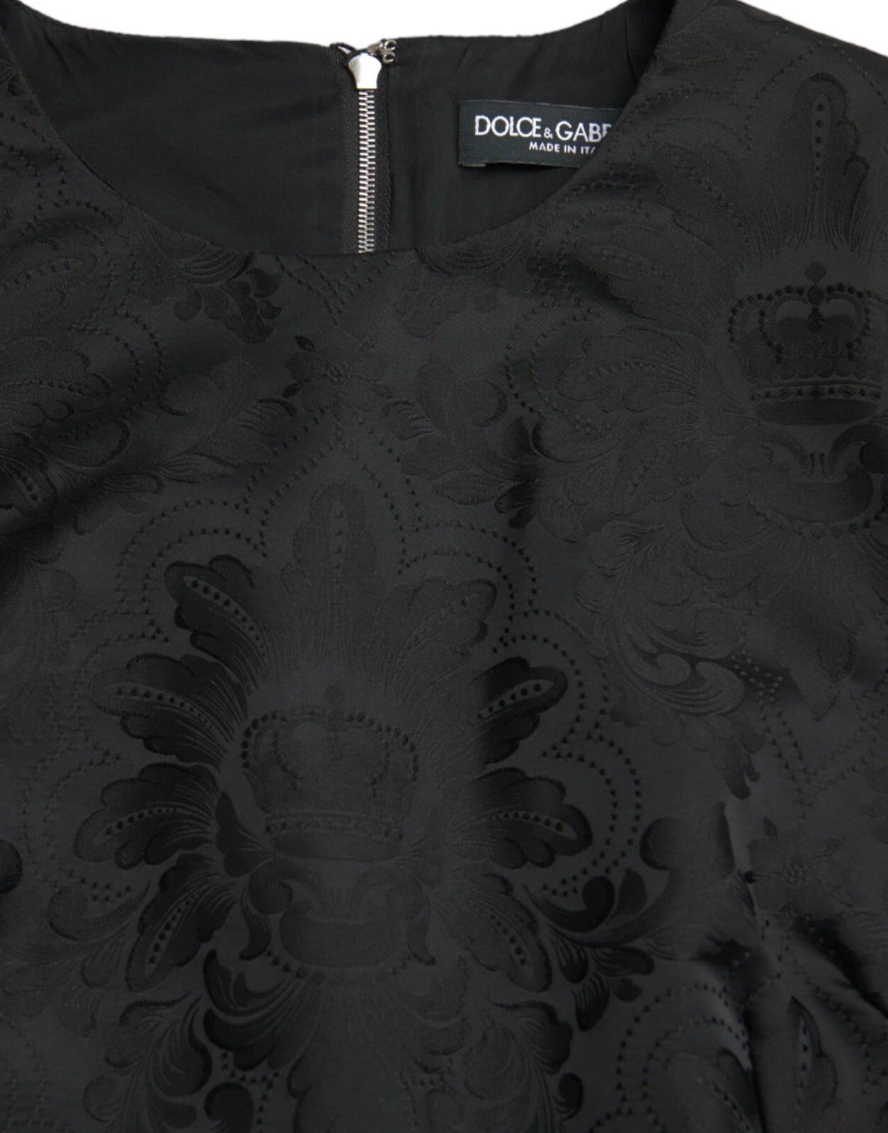 Dolce & Gabbana Black Sleeveless Bodycon A-line Mini Dress | Regal Royce