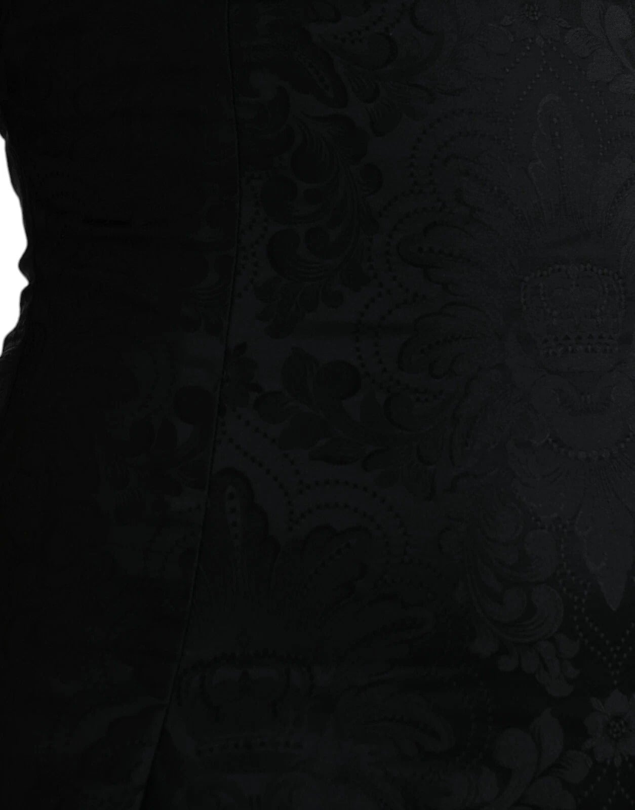 Dolce & Gabbana Black Sleeveless Bodycon A-line Mini Dress | Regal Royce