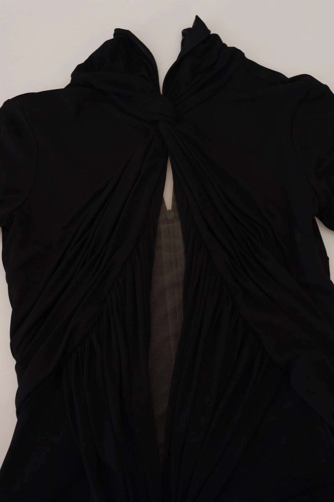 Dsquared² Black Viscose Long Sleeves Cut Out Mini Dress | Regal Royce