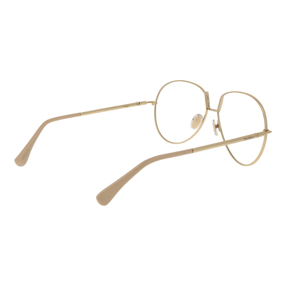 Max Mara Beige Metal Glasses (Frames) | Regal Royce