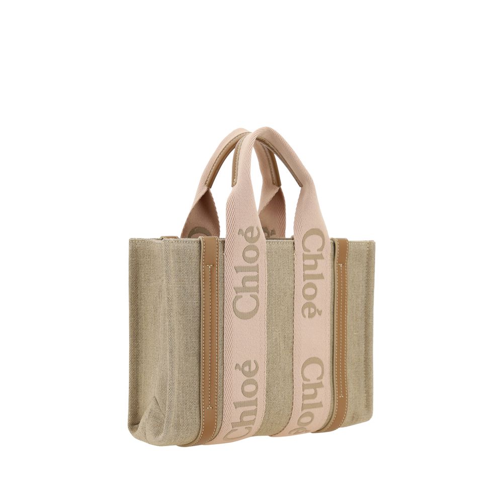 Chloé Beige Linen Handbag | Regal Royce